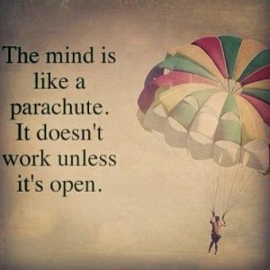 Parachute Mind works when open